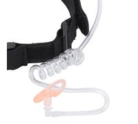 éCouteur Laryngophone Micro Gorge Avec Tube Acoustique D'air Transparent Casque ExtéRieur