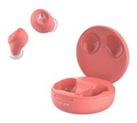 Motorola Lifestyle VerveBuds 250 - Écouteurs Bluetooth True Wireless - Portable - Chargeur sans Fil - 18 Heures - IPX5 étanche - Touch Control - Compatible avec Alexa, Siri, Google - Rouge