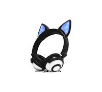 Ecouteur Pliable Clignotant Casque de jeu FOX Ear Lumière LED Hauteur 10cm-Noir
