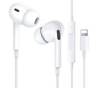 Ecouteur pour iPhone,Casque Filaire Antibruit Stéréo HiFi avec Contrôle du Volume et Microphone,Écouteurs pour iPhone 14/14 Pro/13/13 Pro/12/12Pro/SE/11/11Pro Max/XS/X/XR/8Plus/7 (Blanc)