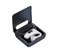 écouteur professionnel Affichage des données Monté sur batterie Monté sur l'oreille Bluetooth 5.2 Casque Mode Musique Sports HiFi Son écouteur, avec boite de chargement, Blanc