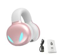 Écouteur sans Fil à Clipser, Contrôle Tactile, Casque Anti-Transpiration, Oreillette BT avec Batterie pour Un Ajustement Confortable, Casque Unique pour Les Professionnels Occupés (Pink)