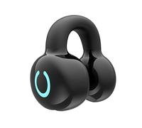 Écouteur sans Fil à Pince Unique, Mini V5.3 IPX5, étanche, 8 Heures de Lecture, Oreillette de Sport avec Commandes Tactiles, HiFi Stéréo, Suppression du Bruit, Clip sur Casque