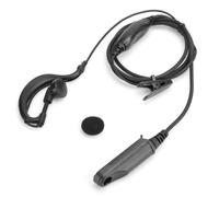 Écouteur sans fil en forme de G avec fonction Push-to-Talk, microphone intégré et câble PU robuste pour radios Motorola XPR3500e, XPR3300MH230R