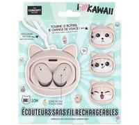 THE CONCEPT FACTORY, HT0153, Ecouteur sans Fils Multiface Kawaii, Design Kawaii Unique, Qualité Sonore Supérieure, Confort et Ergonomie, Autonomie Longue Durée, Connectivité et Compatibilité