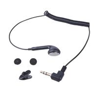 Écouteur stéréo à mono unique, écouteur filaire à oreille unique | Écouteur unique 3,5 mm,Écouteurs Audio haute fidélité, basses profondes, cordon à ressort rétractable, oreillettes filaires pour télé