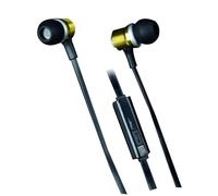 Écouteur Stéréo - GRUNDIG - Metal Pro - Filaire - Micro intégré - Couleur Jaune