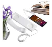 Ecouteur téléphonique - Casque rétro | Microphone filaire : dispositif répondeur portable pour téléphone portable de type C avec microphone intégré pour vidéoconférence, appel, décoration de h