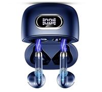 Ecouteur Traducteur Instantané, 3 en 1 Bluetooth 5.4 Oreillette Traduction 7 Modes de Traduction, 49H AI Écouteurs Traducteur Temps Réel Sans Fil avec 164 Langues pour Voyage Affaires Études, Bleu