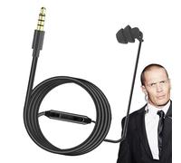 Écouteur Unique Avec Filaire - Écouteur Mono | Éco0uteur Unilatéral Avec Microphone De Type C Et Prise Jack 3,5 Mm Pour Les Appels Téléphoniques Au Bureau 1 Paquet D'écouuteurs Indolores En Sil