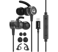 Ecouteur USB C, Écouteurs USB C pour Samsung S24 S23 S22 Ultra S21 S20 fe A54 A53, Métal Magnétique Ecouteurs Filaire USB C