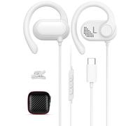 Ecouteur USB C pour iPhone 16e 17 Pro Samsung Galaxy A17 S26 A56 A36 S26 S25 FE,Écouteurs USB Type C Ouverts avec Fil et Micro Écouteurs Filaire USB C HiFi Stéréo Casque pour iPad Pro Pixel 9Pro 10a