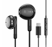 Ecouteur USB C pour iPhone 17 16 15 Pro Max Plus iPad Pro Écouteurs USB C avec microphone contrôle du volume Écouteurs filaires USB Type C Écouteurs pour Google Pixel 8 Samsung S25 S24 S23 S22 S21 S20