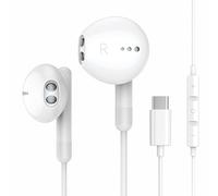 Ecouteur USB C pour iPhone 17 16 15 Pro Max Plus iPad Pro Écouteurs USB C avec Microphone Contrôle du Volume Écouteurs Filaires USB Type C Écouteurs pour Google Pixel 9 Samsung S26S25 S24 S23 A17 A56