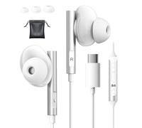 Ecouteur USB C pour iPhone 17 Samsung S24 S25 S26 Ultra A55 A56 Écouteurs USBC Magnétique Ecouteur Filaire avec Micro HiFi Ecouteurs Filaire USB C pour iPhone 16 Samsung A16 S25 S24 S23 FE iPad 11 10