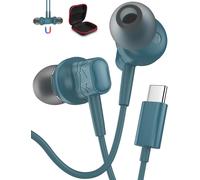 Écouteur USB C pour Samsung A55 A35 A34 A54 A53 S24,Casque USB C HiFi Stéréo Écouteurs USB C Type C Magnétique pour iPhone 16 15 Pro Max Écouteurs USB C in-Ear avec Fil pour Pixel 9 8a OnePlus 12 Pro