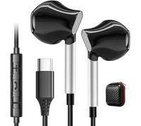 Écouteur USB C pour Samsung Galaxy S23 S22 Ultra S24 S21 A55 A54 A53 A33 5G,Ecouteur Filaire USB C Casque avec MICR,pour iPhone 15 Pro Max 16 Pixel 8 7 6 Pro 6a Samsung Z Fold 5 iPad 10th Air 5 4