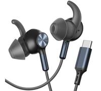 Ecouteur USB C pour Samsung Galaxy S26 Ultra A56 S24 A16 S24 FE S23 S22 A56 5G A36 Galaxy z Fold 6 z Flip 4, Intra Écouteurs Filaire USB C Casque Audio Type C avec Micro pour iphone 17 air 15 16