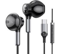 Ecouteur USB C pour Samsung S23 S24 S22 S21 S20 A53 A54,Écouteurs USB Type C Intra Auriculaires avec Micro et contrôle du Volume pour iPhone 15 16 Plus Pro Max,Pixel 8,Huawei P40 P30,iPad Pro MINI