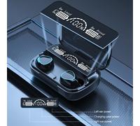 Ecouteur vrai sans fil M10 Ecouteur Bluetooth Vrai Sans Fil Controle Tactile Ecouteur Etanche Affichage de Puissance-SAI