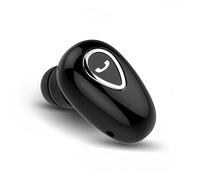 Écouteur YX01 BT, écouteur sans Fil Unique avec Microphone, écouteur pour Téléphone Portable à Réduction de Bruit, Casque de Voiture Mains Libres pour Appareils Intelligents BT