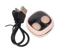 Écouteurs 5.3 Mini13 avec Réduction de pour bruit pour cvc et Basses Profondes pour Sport et Sommeil - Autonomie 48H Étui Compact (Skin color)