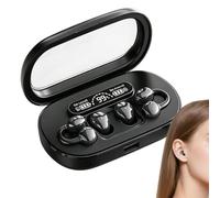 Écouteurs à clip d'oreille Oreillettes sportives pour le vélo et la course | Oreillette clipsable de sommeil , sommeil, étude, travail, course, vacances, fitness, yoga, Noir