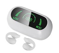 Écouteurs à clips, clip sur les écouteurs, clip sur écouteurs sans fil | écouteur en forme fixe, aileron, résistant à la transpiration, véritables écouteurs sans fil avec étui pour une longue d