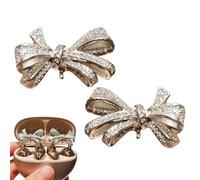 Écouteurs à clipser avec strass en forme de nœud - Décoration pour voyage, amie, fille, maison