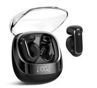 Écouteurs à clipser, écouteurs ouverts, écouteurs stéréo Bluetooth 5.4 HiFi à clip, 42H, écran LED, écouteurs sans fil, confortables, légers, étanches IP7, écouteurs pour entraînement, course à pied