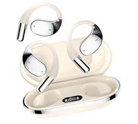 Écouteurs à clipser pour traducteur de langue - Traduction en temps réel | Écouteurs d'interprétation instantanée ABS Clip On Wireless Translator Earbuds IPX5 étanche Casque stéréo bilatéral pour