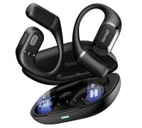 Écouteurs à conduction aérienne Ohayo, écouteurs sans fil Bluetooth 5.4 avec crochets d'oreille, étanches IPX6, écouteurs de sport TWS avec micro BLANC