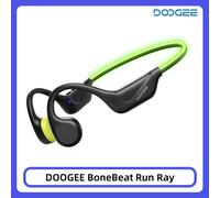 Écouteurs à conduction osseuse DOOGEE BoneBeat Run Ray, 10 heures d'autonomie, Bluetooth 6.0, dynamiques, légers, ouverts, sans fil, pour le sport ORANGE