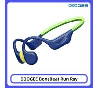 Écouteurs à conduction osseuse DOOGEE BoneBeat Run Ray, 10 heures d'autonomie, Bluetooth 6.0, dynamiques, légers, ouverts, sans fil, pour le sport BLACK
