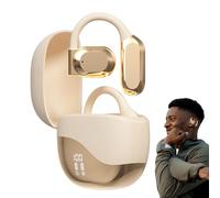 Écouteurs À Conduction Osseuse Sans Fil - Écouteurs Supra-auriculaires Sans Fil Avec Indicateur De Batterie | Réduction Du Bruit Écoute De Musique Électronique Grand Public Son Clair Pêche Équitation