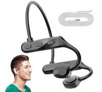 Écouteurs à dents bleues à oreille ouverte, écouteurs à conduction osseuse sans fil | Casque de sport Blue Tooth 5.0 - Écouteurs de course sans fil jusqu'à 8 heures de lecture, pour la salle d'entraîn