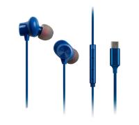 Écouteurs à Microphone avec connecteur USB-C en Bleu