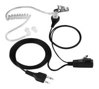 écouteurs à Tube Transparent, oreillettes, micro Heatset, pour talkie-walkie Midland, casque Radio