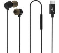 Écouteurs Akashi USB-C Intra-auriculaires Magnétiques Boutons Multifonction Noir Noir