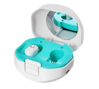 écouteurs Amplificateur Auditif Simple Mini écouteur Léger avec Boite de Chargement, Noir