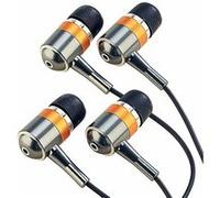 Auvisio 2 écouteurs intra-auriculaires ''Bass Tube''