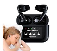 Écouteurs avec annulation du bruit - Écouteurs sans fil, écouteurs intra-auriculaires avec écran tactile intelligent | Batterie longue durée, casque de sport pour smartphone, tablette, ordinateur