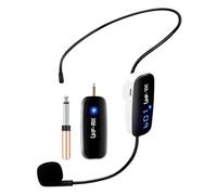 Écouteurs avec microphone pour parler, microphone sans fil monté sur la tête pour enseigner aux enseignants, présentations en scène en plein air, conférence de formation audio