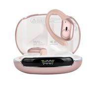 Écouteurs Bluetooth 2026 à annulation de bruit - Ear-Hook TWS ergonomiques, résistants à la transpiration, batterie 480mAh Rose