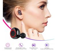 Écouteurs Bluetooth 5.0 Écouteurs pour Samsung Huawei Android Apple Universel