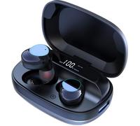 Écouteurs Bluetooth 5.0 sans Fil Sport 2000mAh Etui de Charge Autonomie 120H Stéréo IPX6 Etanche avec Mic，Power Bank