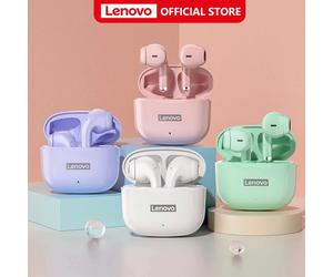 Écouteurs Bluetooth 5.1 originaux Lenovo LP40Pro TWS, connexion rapide, conception ergonomique, casque à vitesse de transmission puissante Pink