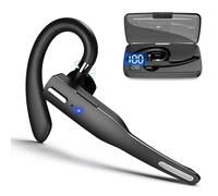 Écouteurs Bluetooth 5.1 pour le travail et la conduite, microphone antibruit pour des appels clairs, design ergonomique pour un confort optimal,
