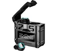 Écouteurs Bluetooth 5.2 ANC-Futuristic FANTASCIENCE-Métal Simulé-sans Fil M25 TWS Sport Étanche Fitness Longue Durée M25