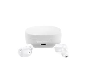 Écouteurs Bluetooth 5.2 avec Étui de Charge Autonomie 12 Heures Son Clair Blanc